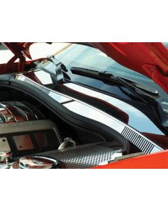 American Car Craft Camaro SS Wiper Cowl Cover Kit, Stainless 2010-2013