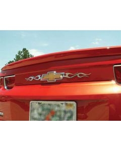 American Car Craft Camaro Rear Emblem Trim, Polished 2010-2013