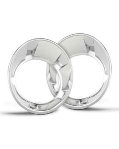 Camaro Running Light Bezels, Chrome, 2010-2013