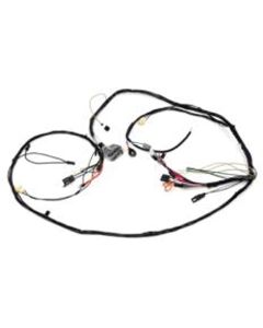 Camaro Front Lighting Wiring Harness, V8, Rally Sport (RS),For Cars With Warning Lights, 1968