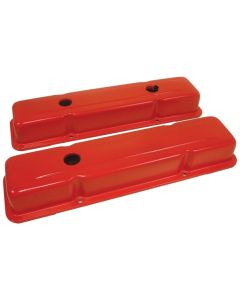 Valve Covers,S/B,Orange,OE Style,1958-1986