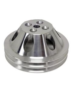 Chevy Small Block Aluminum Water Pump Pulley, Small Water Pump, 2 Groove