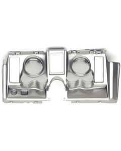 Camaro Instrument Cluster Panel, Brushed Aluminum Finish, Without Pre-Cut Gauge Holes, 1969