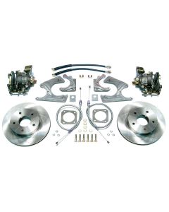 Camaro Rear Disc Brake Conversion Kit, For Cars With 10 Or 12 Bolt Differential & Staggered Shocks, 1968-1969