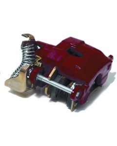 Camaro Disc Brake Caliper Assemblies, Rear, Red Powder Coated, 1967-1969