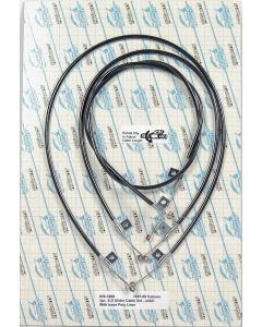 Camaro Heater Control Cable Set, For Cars With Air Conditioning, 1967-1968