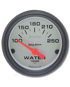 Camaro Water Temperature Gauge, Phantom Series, AutoMeter, 1967-69