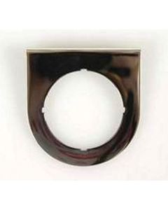 Camaro Gauge Mounting Panel, One Hole, Chrome, 1967-1969