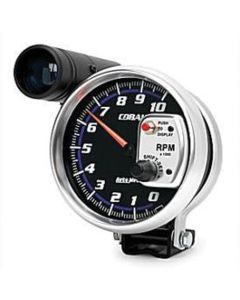 Camaro Tachometer, 5", Black Face, 10,000 RPM, External Shift-Lite, Cobalt, AutoMeter