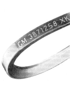 Camaro Alternator Belt, 396ci, For Cars With 63 Amp Alternator & Without A.I.R. Pump, 1969