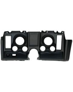 Camaro Instrument Cluster Panel, Black Textured Finish, With Six Pre-Cut Gauge Holes, 1969