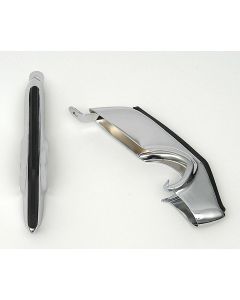 Complete Front Bumper Guard Set,Chrome,Deluxe,1969