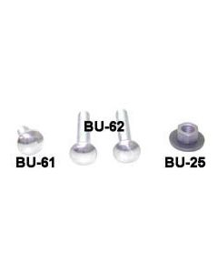 Camaro Bumper Mounting Bolt, Short, Front & Rear, StainlessSteel Capped, 1967-1969