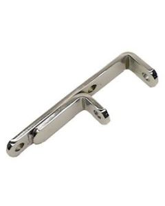 Camaro Alternator Bracket, Small Block, Lower, Chrome, For Cars With Exhaust Headers, 1967-1968