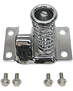Camaro Hood Safety Latch & Mounting Hardware, Chrome, 1967-1981