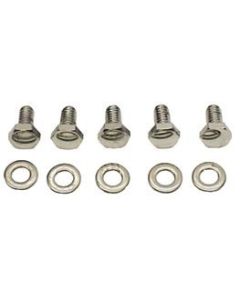 Camaro Timing Chain Cover Bolt Set, Chrome, 1967-1969