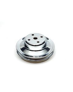 Camaro Water Pump Pulley, Big Block, Double Groove, Chrome,1969