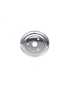 Camaro Crankshaft Pulley, Small Block, Single Groove, Chrome, 1967-1968