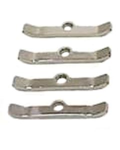 1967-1986 Camaro Valve Cover Retainer Set, Small Block, Chrome,