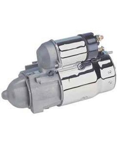  Starter, Chrome, With Straight Bolt Holes, 1967-92