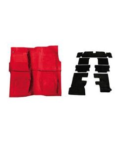 Camaro Molded Carpet Set, 80/20 Loop, With Sound Deadener, 1967-1969