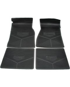 Legendary Auto Interiors, Vinyl Floor Mat Set, Custom Vintage Logo, Camaro By Chevrolet| CC-25 Camaro 1967-1969