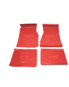 Legendary Auto Interiors Camaro Vinyl Floor Mat Set, Custom Vintage Logo, Camaro Z28 1967-1969