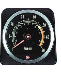 Tachometer,5000 RPM Redline,1969