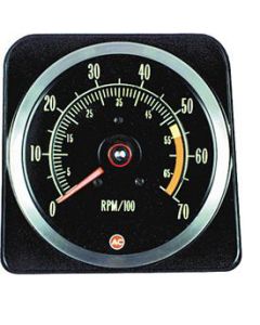 Tachometer,5500 RPM Redline,1969