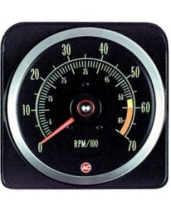Camaro Tachometer, 6000 RPM Redline, 1969