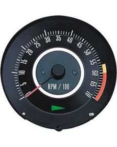 Camaro Tachometer, 6000 RPM Redline, 1967
