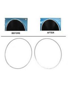 Camaro Speedometer & Fuel Gauge Bezel Chrome Trim Applique,Instrument Carrier Housing, 1967-1968