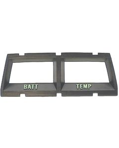 Console Battery Ammeter/Water Temperature Gauge Bezel,68-69