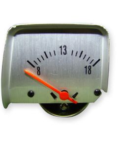 Battery Voltmeter, Console Gauge, 68-69