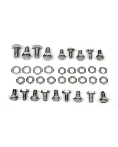 Camaro Oil Pan Bolt Set, Small Block, Stainless Steel, 1967-1969