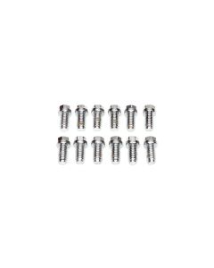 Camaro Exhaust Header Mounting Bolt Set, Small Block, Chrome, 1967-69