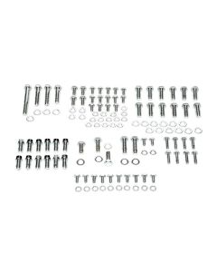 Camaro Engine Bolt Kit, Small Block, Chrome, For Cars With Exhaust Headers, 1967-69