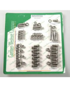 Camaro  Engine Bolt Kit, Small Block, Stainless Steel, For Cars With Exhaust Headers, 1967-69
