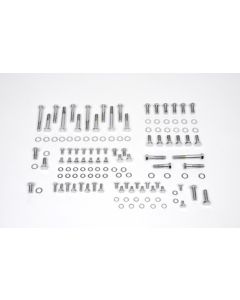 Camaro Engine Bolt Kit, Small Block, Chrome, For Cars With Stock Exhaust Manifolds, 1967-69