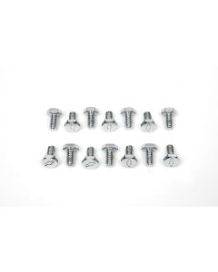 Camaro Automatic Transmission Oil Pan Bolt Set, Bowtie Stamped, Chrome, 1967-69