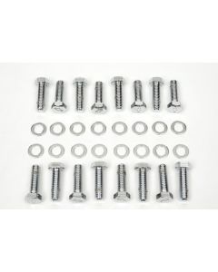 Camaro Intake Manifold Bolt Set, Big Block, Bowtie Stamped,Chrome, 1967-69