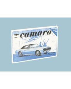 Camaro Owner's Manual, Glove Box, 1967