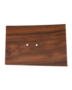 Plate,Forward Console Rosewood Woodgrain,1969