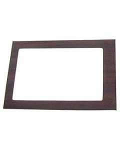 Camaro Console Shifter Plate Walnut Woodgrain Insert, Automatic Transmission, 1968