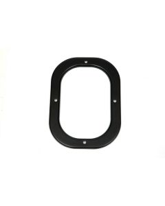 1969 Camaro Shifter Boot Retainer Plate, Manual Transmission, Black, For Cars With Console