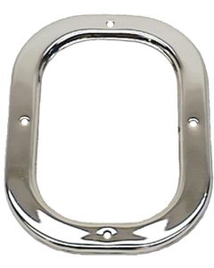 1969 Camaro Shifter Boot Retainer Plate, Manual Transmission, Chrome, For Cars Without Console