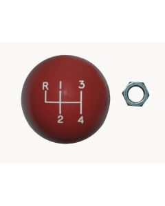 Camaro Shifter Knob, 4-Speed Transmission, Red, For Cars With Hurst Shifters, 1967-1981