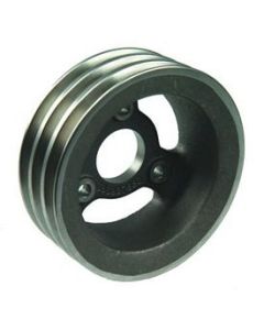 Camaro Crankshaft Pulley, 396/375hp, Three Groove, Cast Iron, For Cars With Power Steering, 1967-1968