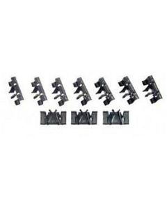 Camaro Pinchweld Molding Clips, Rear, Convertible Top, 1967-1969