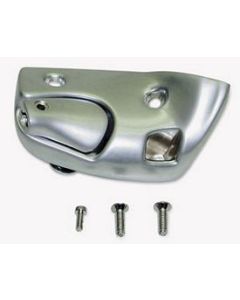 Camaro Sunvisor Bracket, Left, Convertible, Satin Finish, 1968-1969
